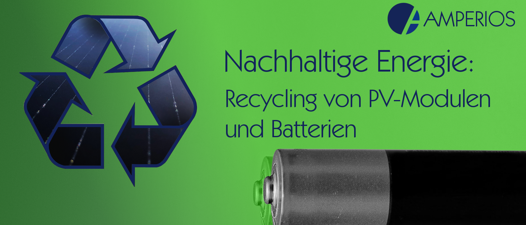 Nachhaltige Energie: Das Recycling von PV-Modulen und Batterien